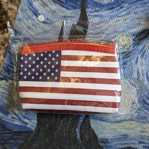 American flag coin pouch, coin purse, wallet